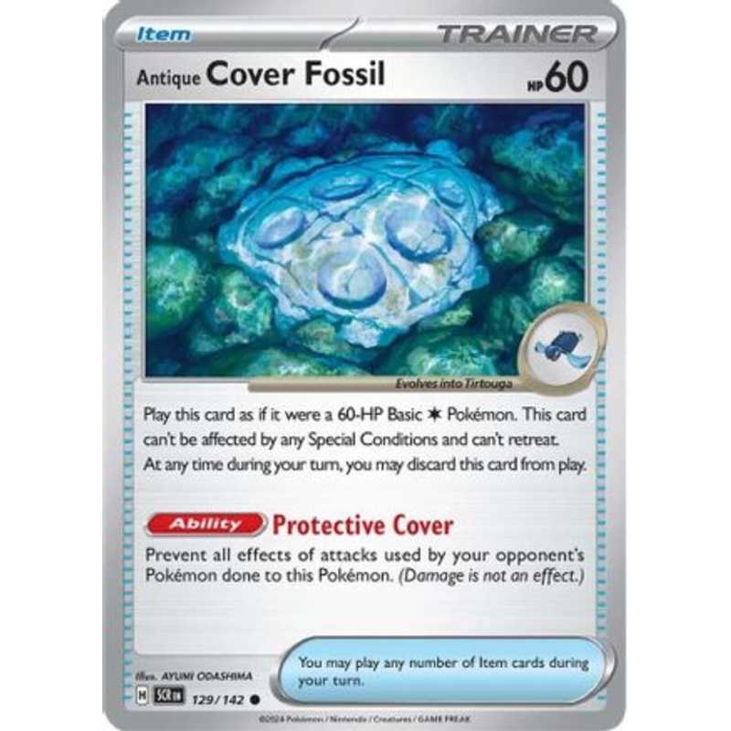 Antique Cover Fossil (129/142) [Scarlet & Violet: Stellar Crown] Reverse Holofoil