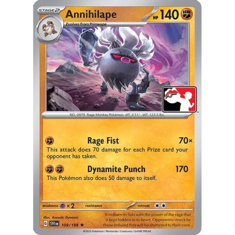 Annihilape (109/198) [Prize Pack Series Three]