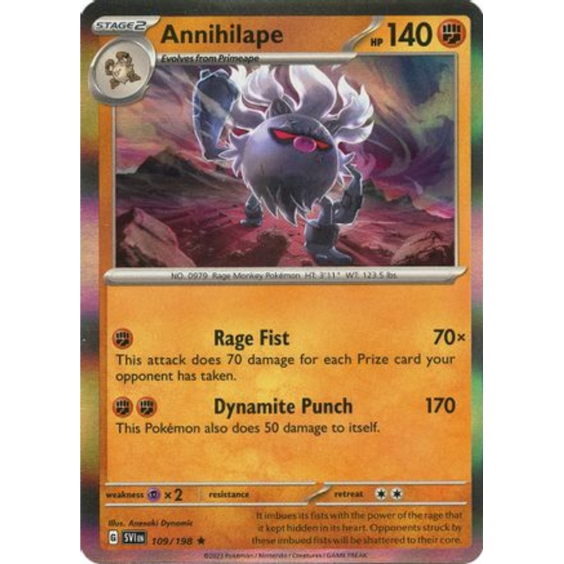 Annihilape (109/198) [Scarlet & Violet: Base Set] Reverse Holofoil