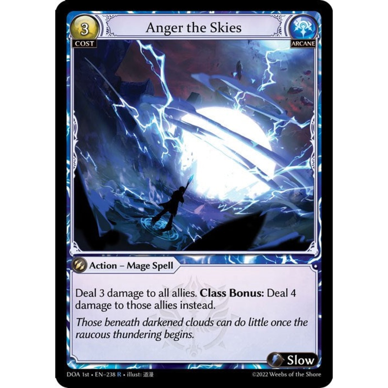 Anger the Skies (238) [Dawn of Ashes: 1st Edition]