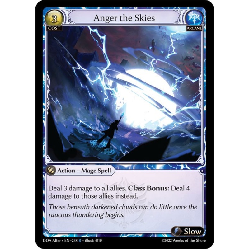 Anger the Skies (238) [Dawn of Ashes: Alter Edition]