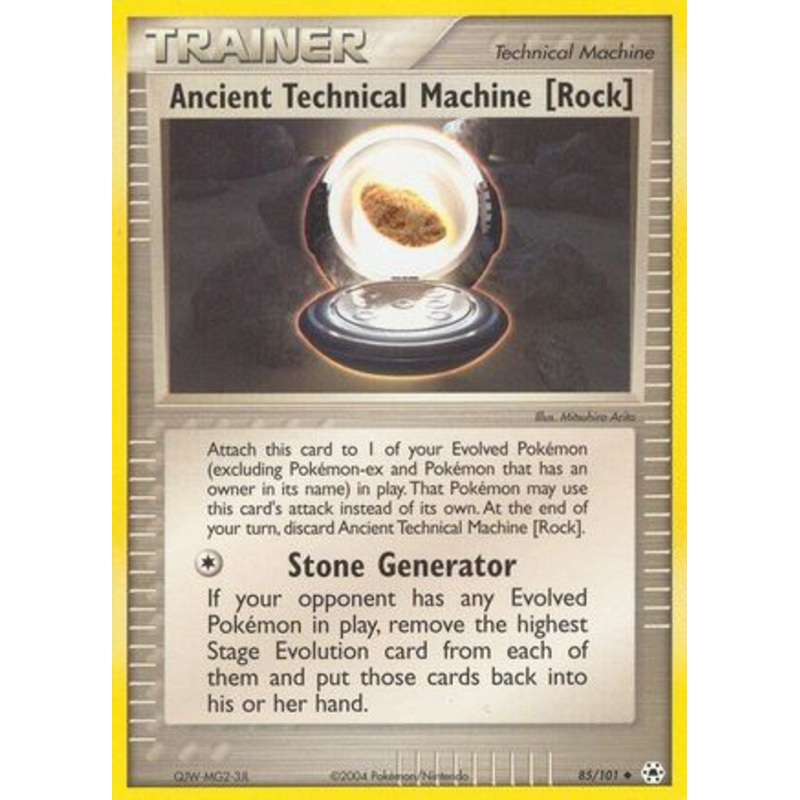 Ancient Technical Machine [Rock] (85/101) [EX: Hidden Legends] Reverse Holofoil