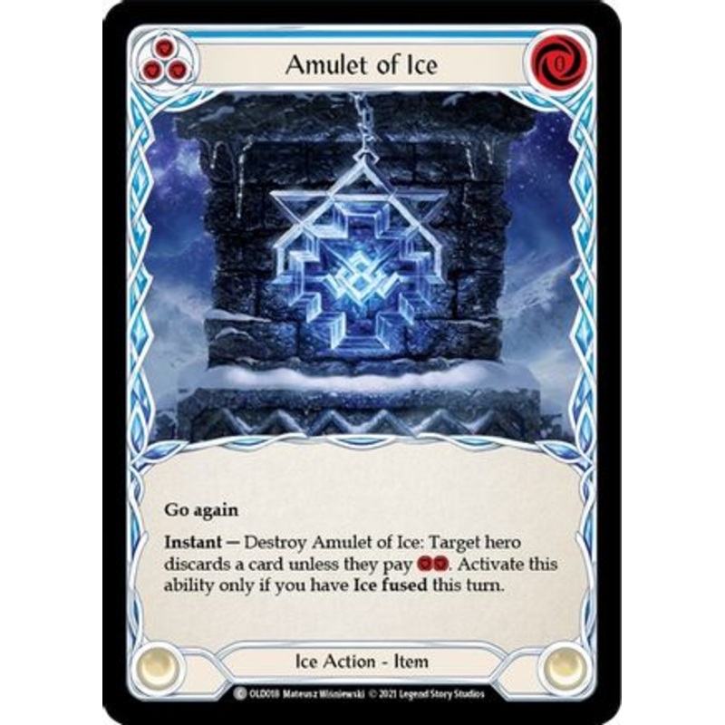Amulet of Ice (OLD018)  – Blitz Deck: Tales of Aria – Oldhim