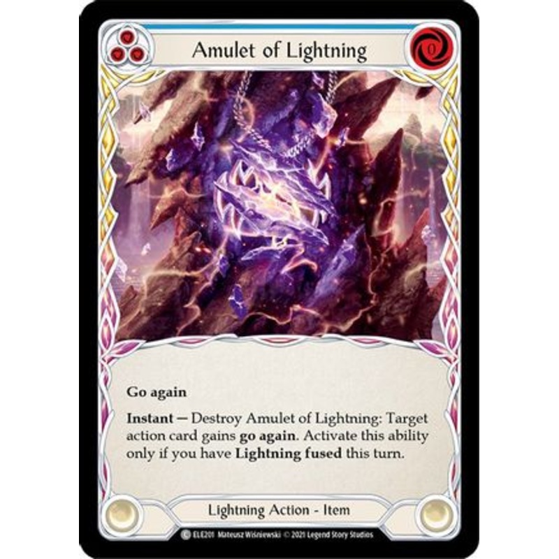 Amulet of Lightning (ELE201) Unlimited Edition  – Tales of Aria