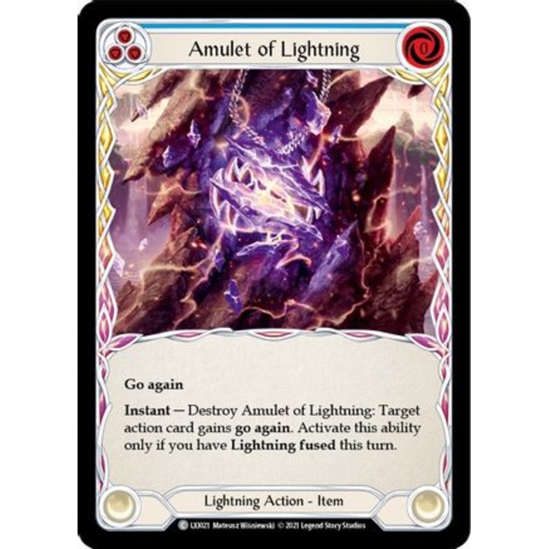 Amulet of Lightning (LXI021)  – Blitz Deck: Tales of Aria – Lexi