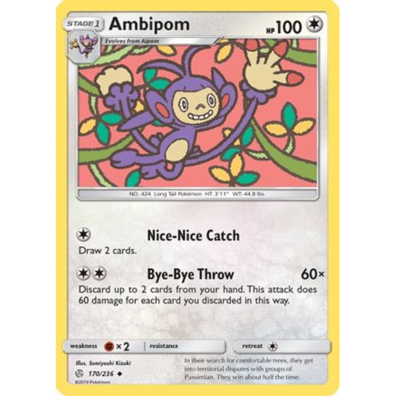 Ambipom (170/236) [Sun & Moon: Cosmic Eclipse]