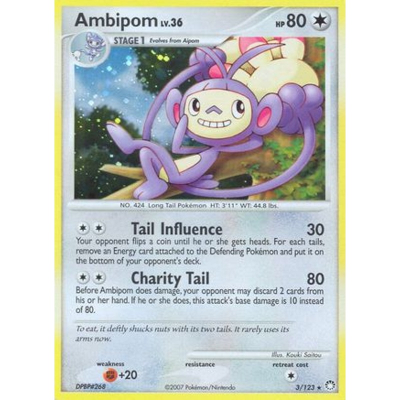 Ambipom (3/123) [Diamond & Pearl: Mysterious Treasures]