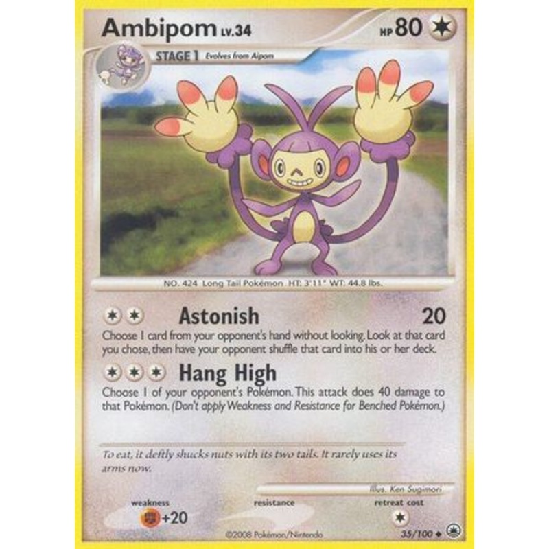 Ambipom (35/100) [Diamond & Pearl: Majestic Dawn]