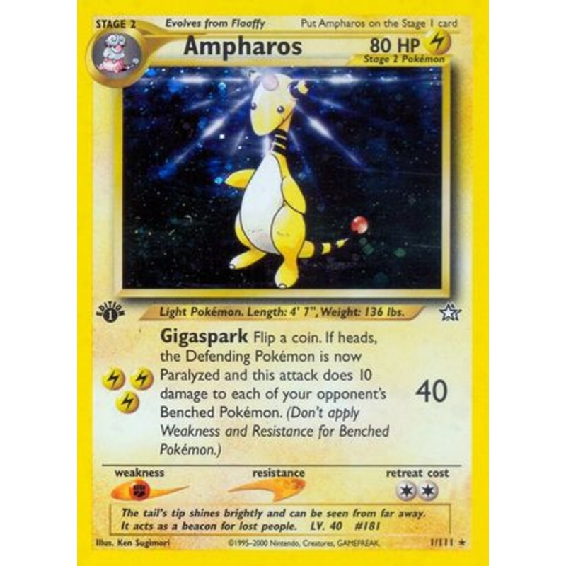 Ampharos (1/111) [Neo Genesis 1st Edition]