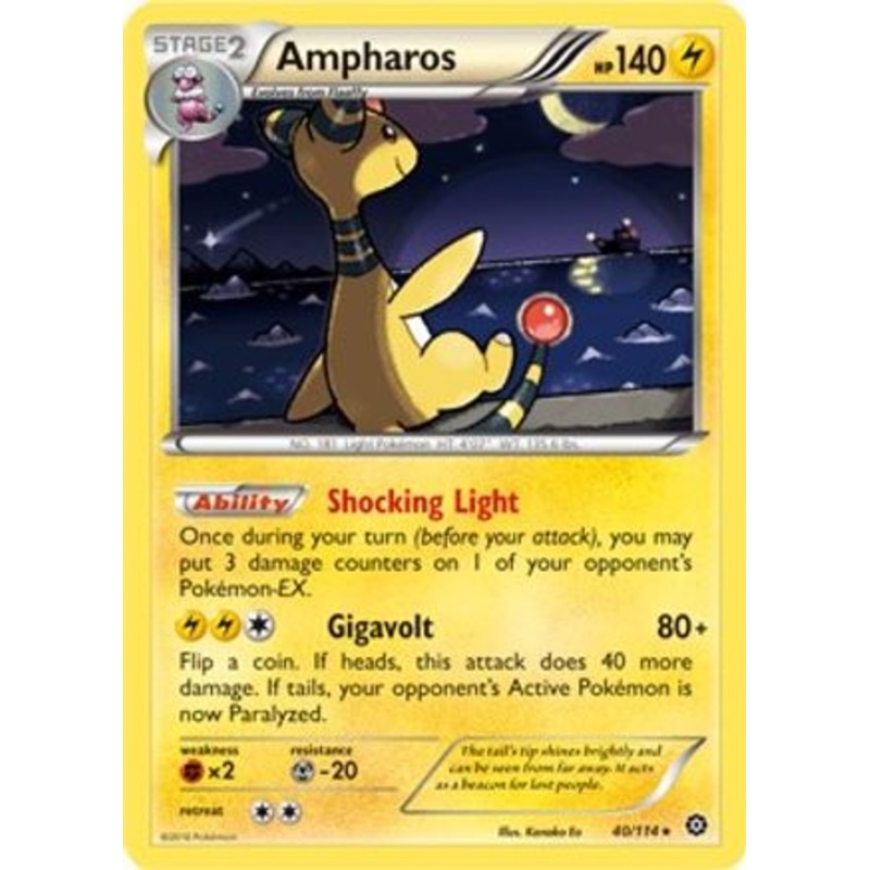 Ampharos (40/114) (Theme Deck Exclusive) [XY: Steam Siege]