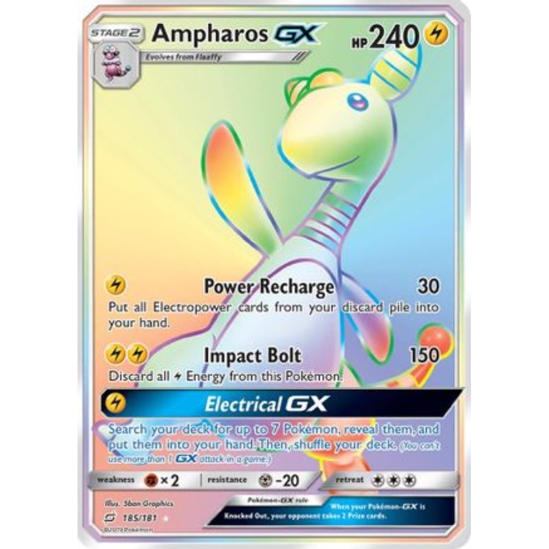 Ampharos GX (185/181) [Sun & Moon: Team Up]