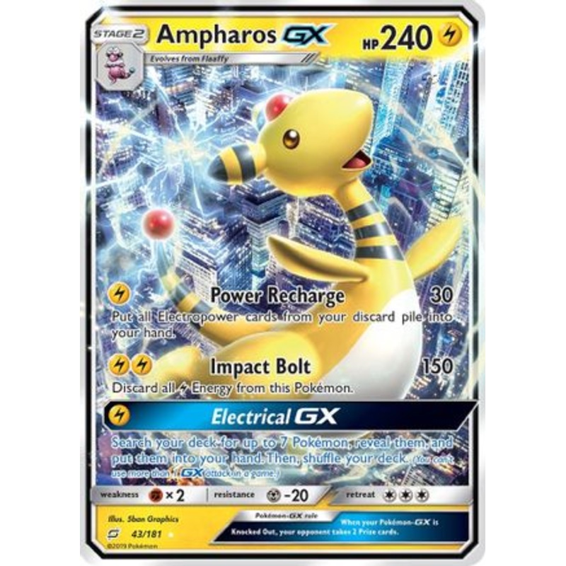 Ampharos GX (43/181) [Sun & Moon: Team Up]