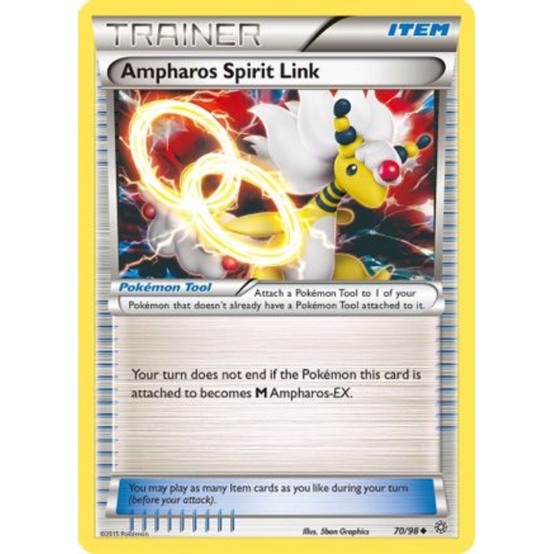 Ampharos Spirit Link (70/98) [XY: Ancient Origins] Reverse Holofoil