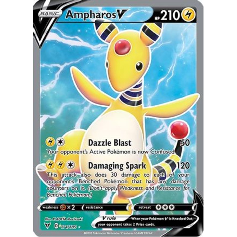 Ampharos V (171/185) [Sword & Shield: Vivid Voltage]