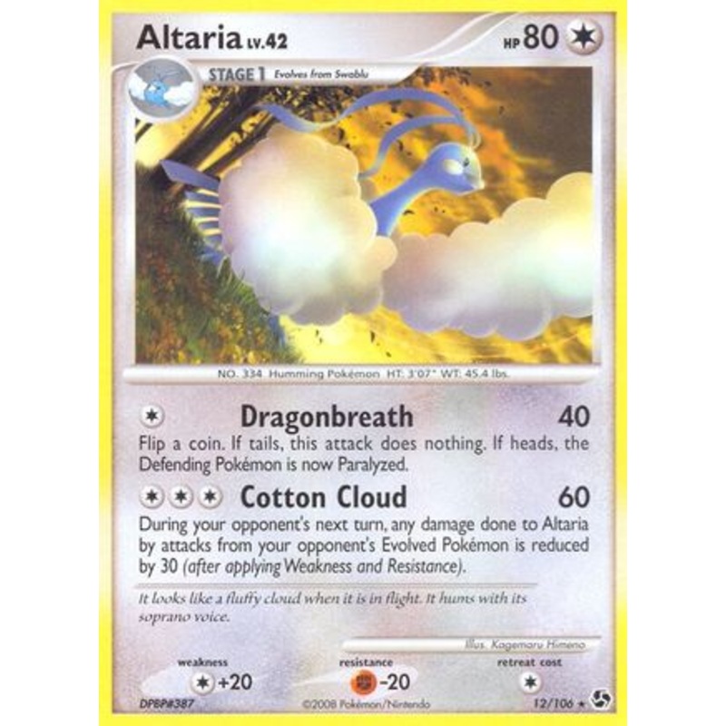Altaria (12/106) [Diamond & Pearl: Great Encounters] Reverse Holofoil