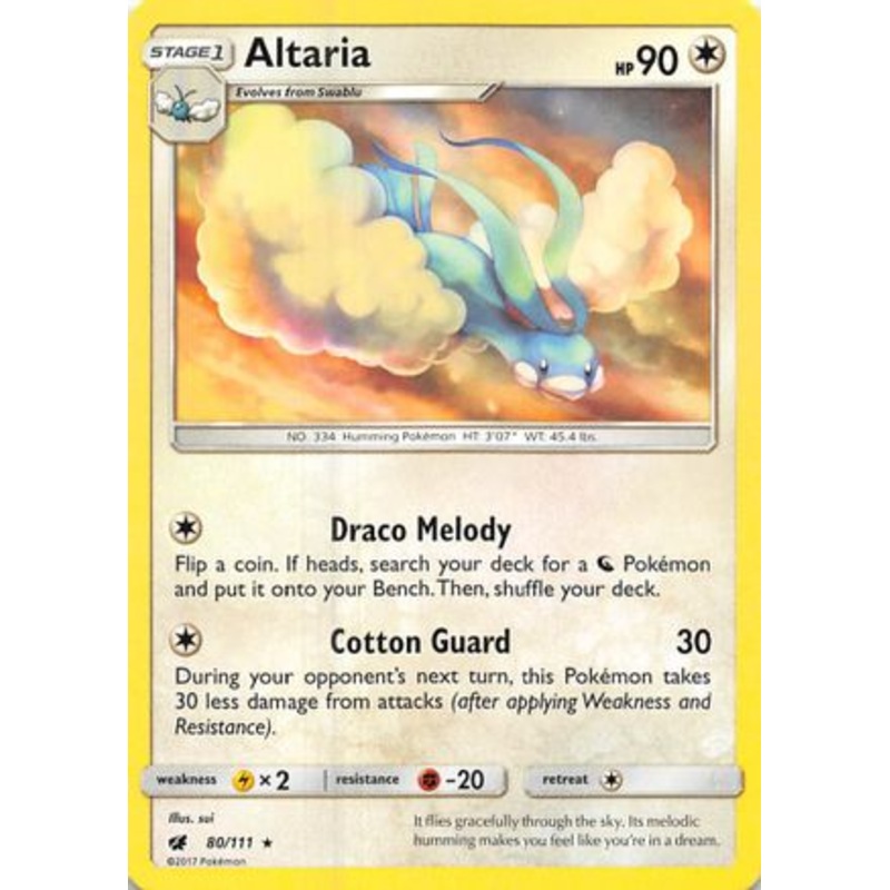 Altaria (80/111) [Sun & Moon: Crimson Invasion] Reverse Holofoil