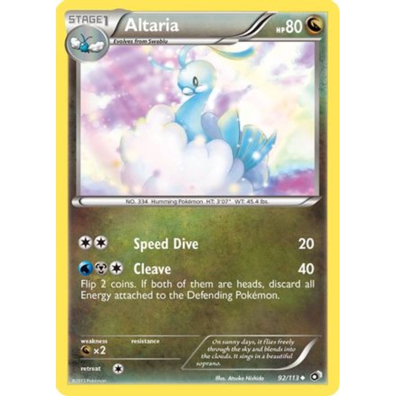Altaria (92/113) [Black & White: Legendary Treasures] Reverse Holofoil