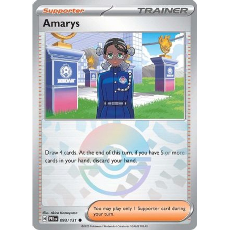Amarys (093/131) (Poke Ball Pattern) [Scarlet & Violet: Prismatic Evolutions]
