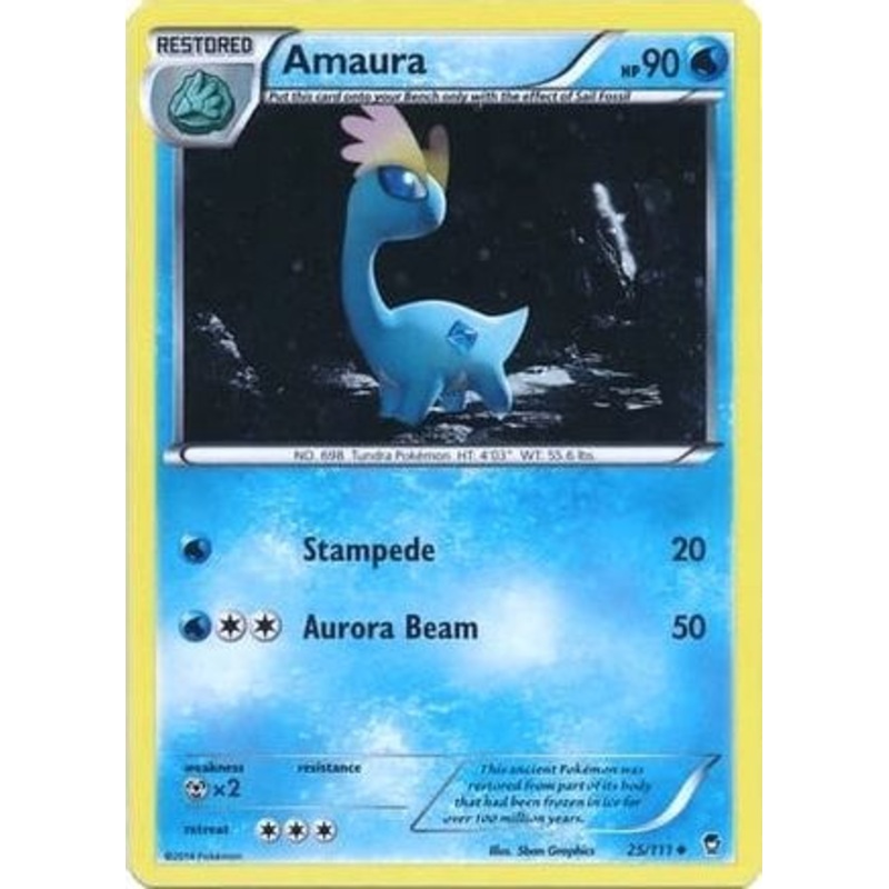 Amaura (25/111) (Cosmos Holo) [XY: Furious Fists]