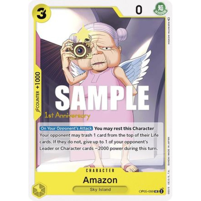 Amazon (OP05-099) 1st Anniversary Tournament Cards