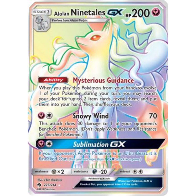 Alolan Ninetales GX (225/214) [Sun & Moon: Lost Thunder]