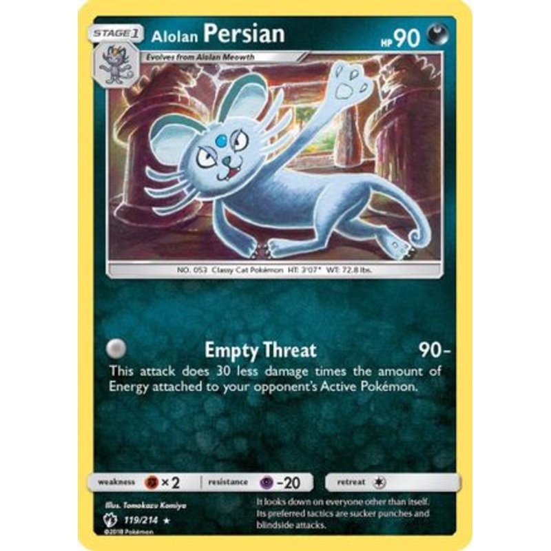 Alolan Persian (119/214) [Sun & Moon: Lost Thunder]