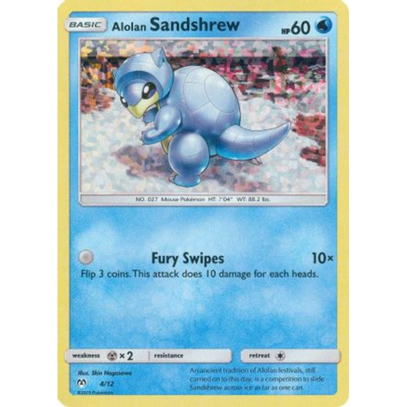 Alolan Sandshrew (4/12) [McDonald’s Promos: 2019 Collection]