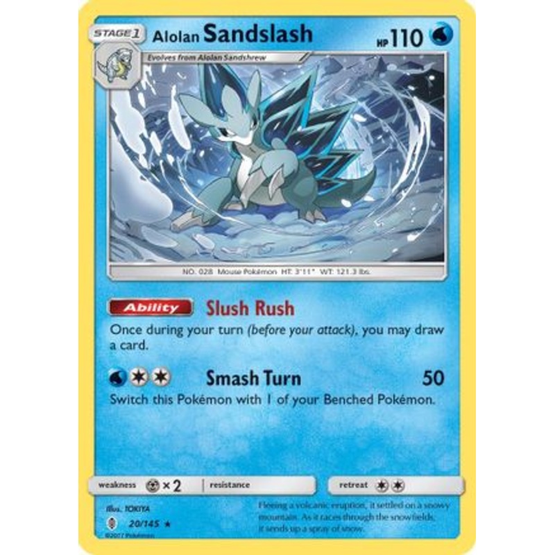 Alolan Sandslash (20/145) [Sun & Moon: Guardians Rising] Reverse Holofoil