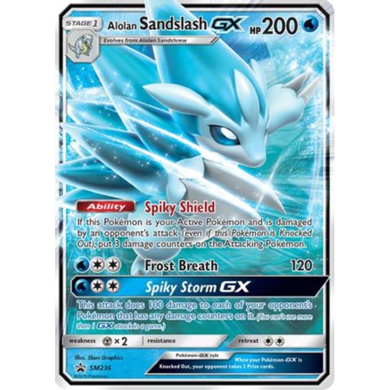 Alolan Sandslash GX (SM236) [Sun & Moon: Black Star Promos]