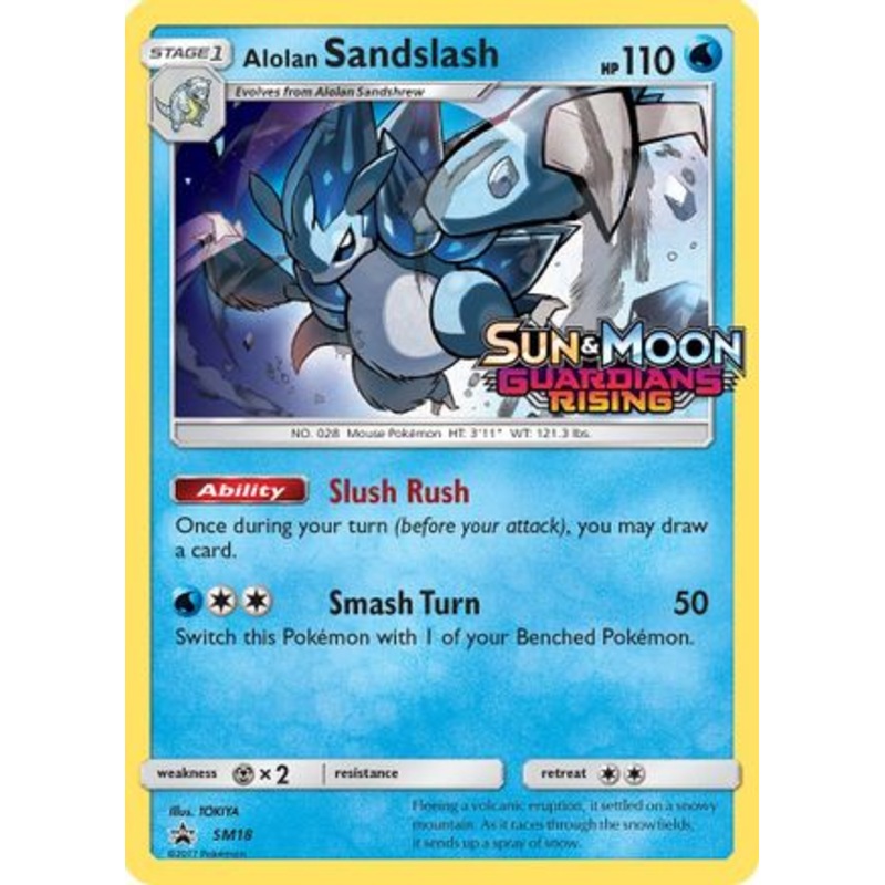 Alolan Sandslash (SM18) (Prerelease Promo) [Sun & Moon: Black Star Promos]