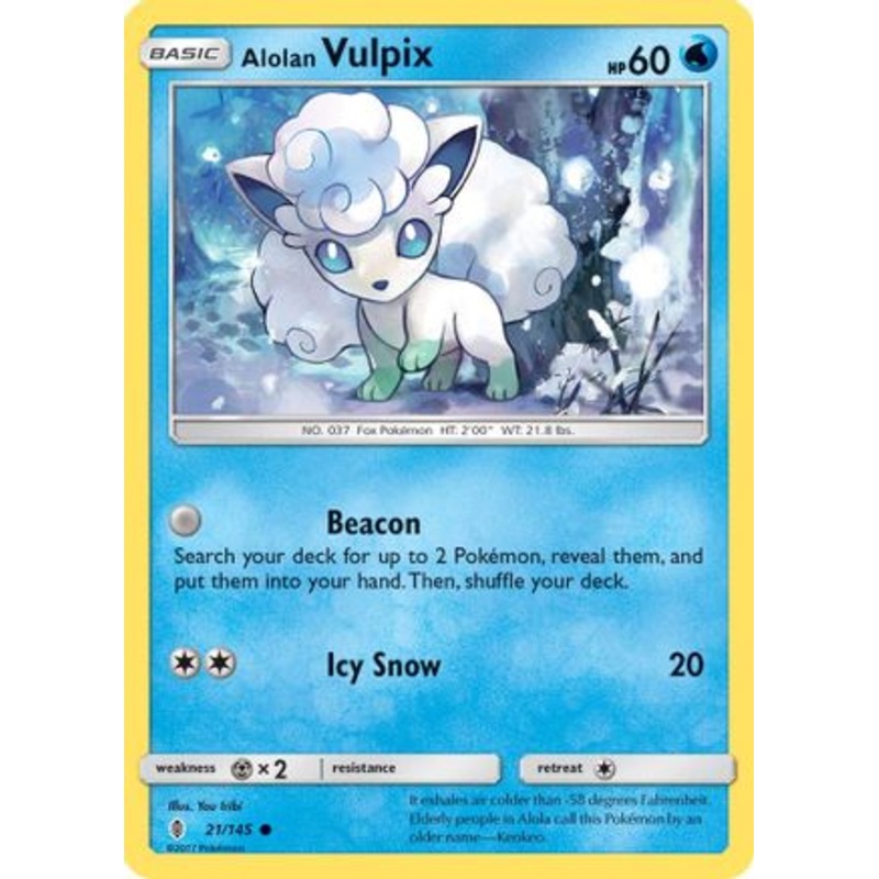 Alolan Vulpix (21/145) [Sun & Moon: Guardians Rising]
