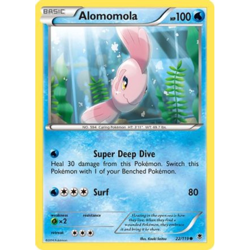 Alomomola (22/119) [XY: Phantom Forces] Reverse Holofoil