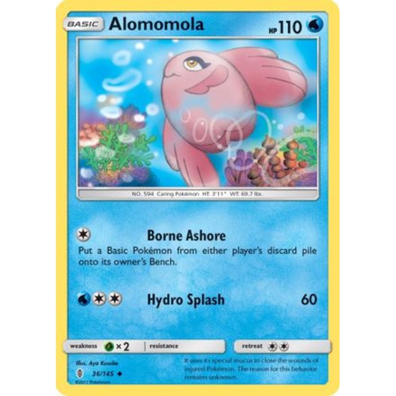 Alomomola (36/145) [Sun & Moon: Guardians Rising] Reverse Holofoil