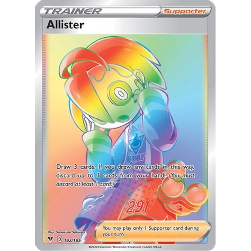 Allister (192/185) [Sword & Shield: Vivid Voltage]