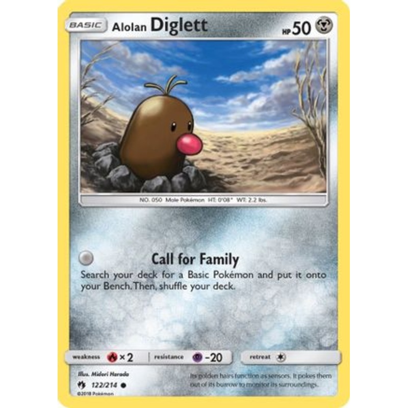 Alolan Diglett (122/214) [Sun & Moon: Lost Thunder]