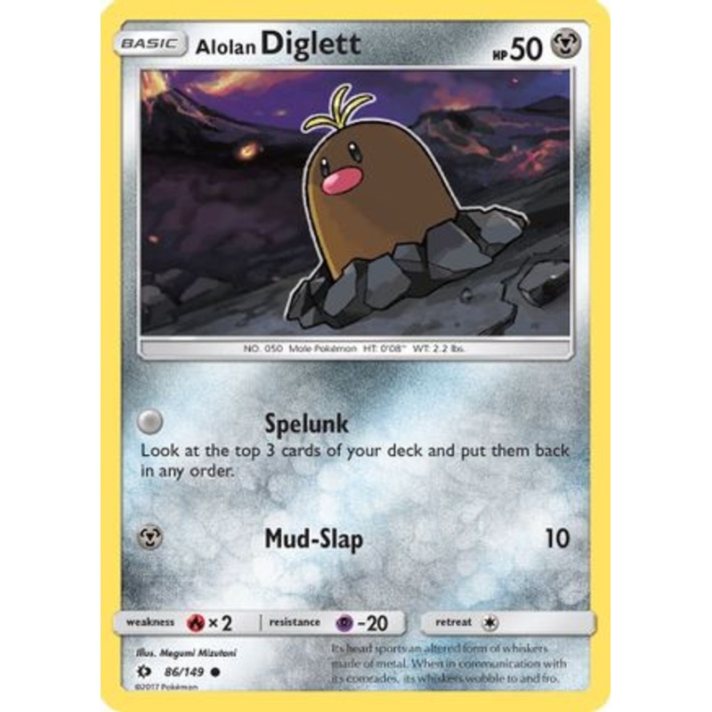 Alolan Diglett (86/149) [Sun & Moon: Base Set]