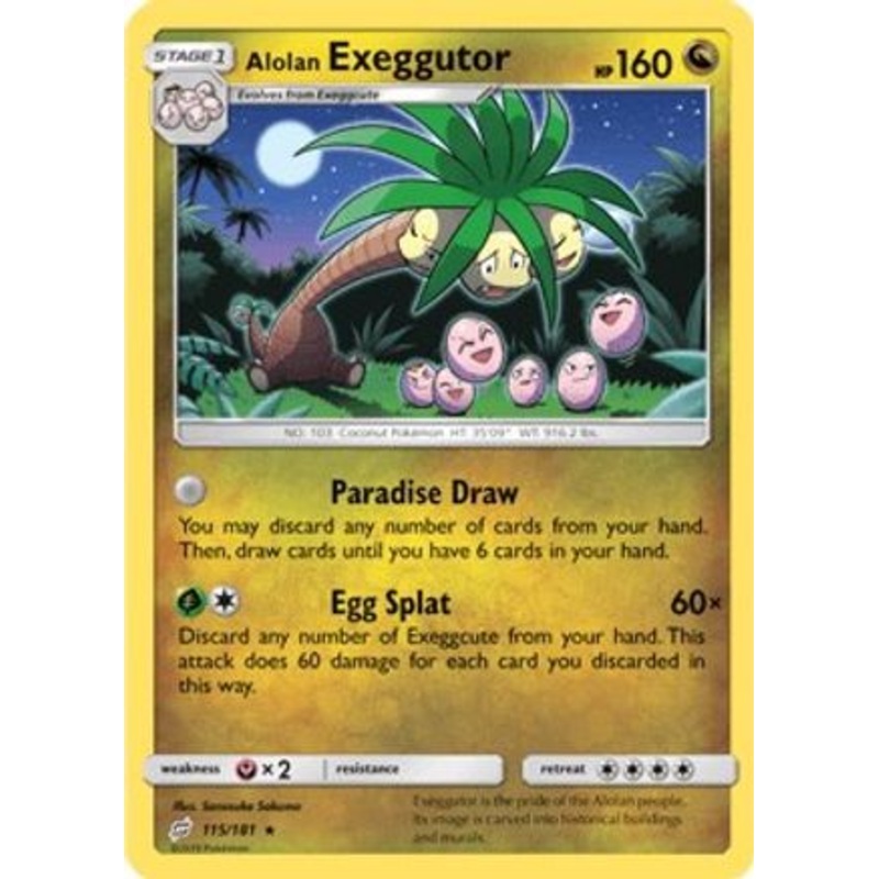 Alolan Exeggutor (115/181) [Sun & Moon: Team Up]
