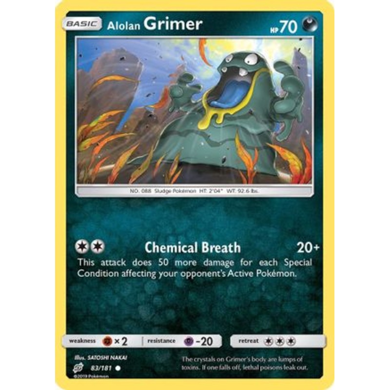 Alolan Grimer (83/181) [Sun & Moon: Team Up] Reverse Holofoil