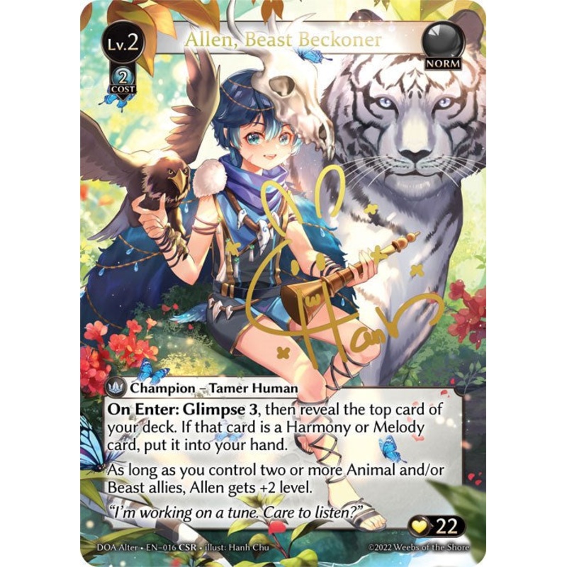 Allen, Beast Beckoner (CSR) (016) [Dawn of Ashes: Alter Edition]