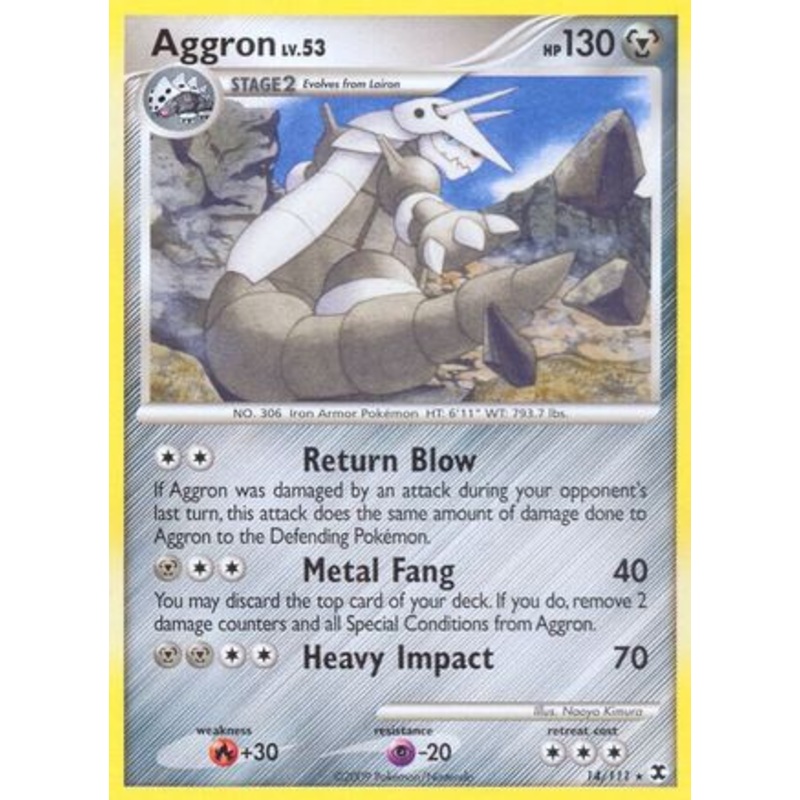 Aggron (14/111) [Platinum: Rising Rivals]
