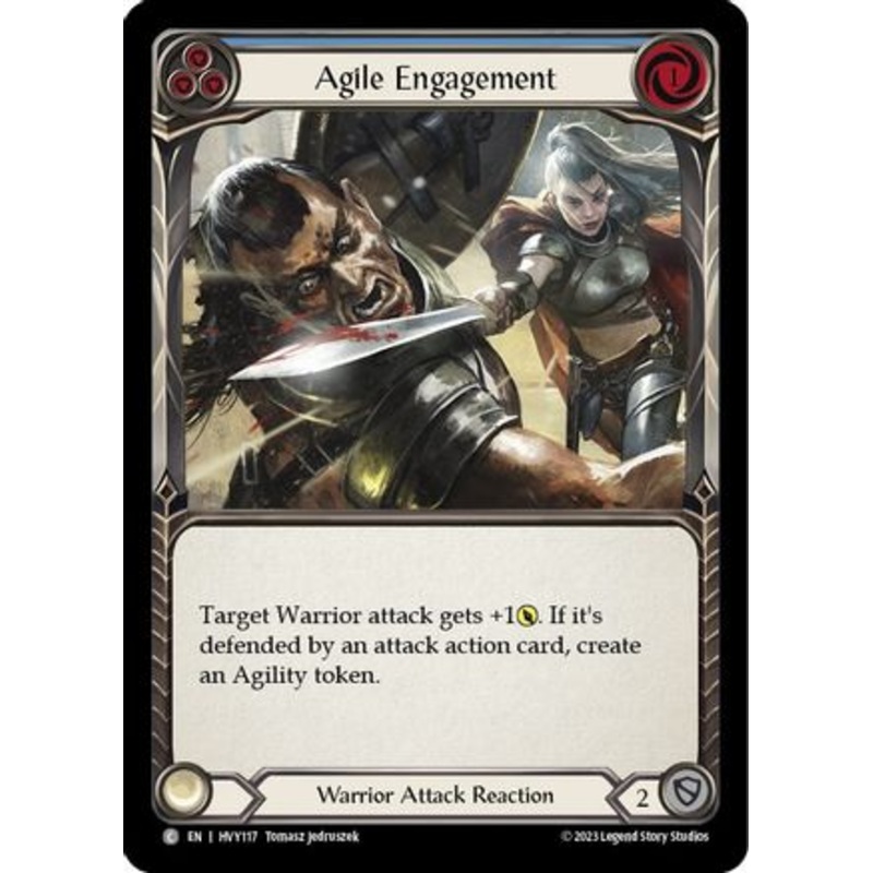 Agile Engagement (Blue) (HVY117) Rainbow Foil – Heavy Hitters