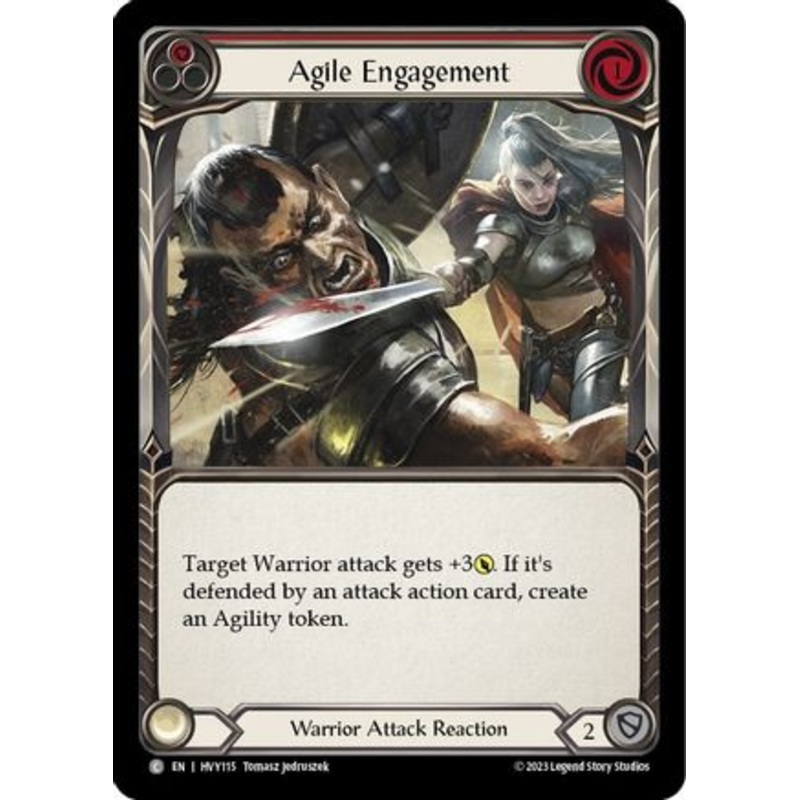 Agile Engagement (Red) (HVY115) Rainbow Foil – Heavy Hitters