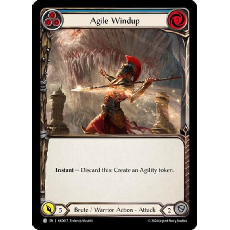 Agile Windup (Blue) (AKO017) – Armory Deck: Kayo