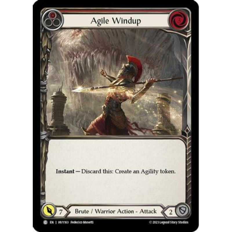 Agile Windup (Red) (HVY163) Rainbow Foil – Heavy Hitters