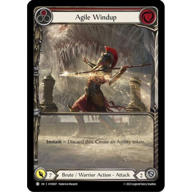 Agile Windup (Red) (KYO007) – Blitz Deck: Heavy Hitters – Kayo