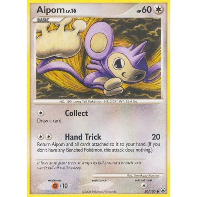 Aipom (50/100) [Diamond & Pearl: Majestic Dawn] Reverse Holofoil