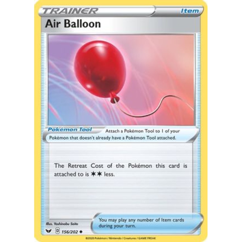 Air Balloon (156/202) [Sword & Shield: Base Set] Reverse Holofoil