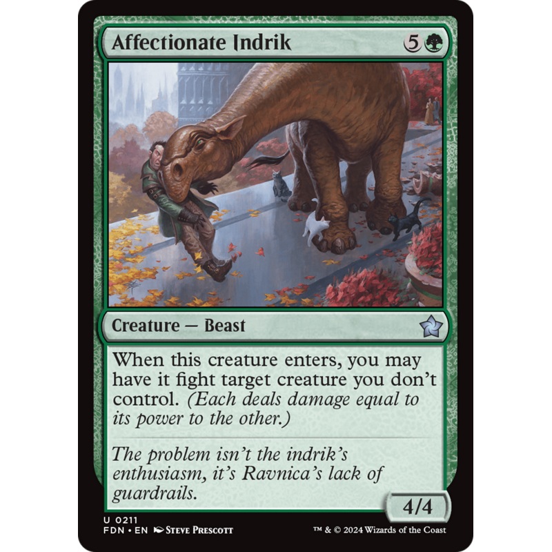 Affectionate Indrik [Foundations] Foil