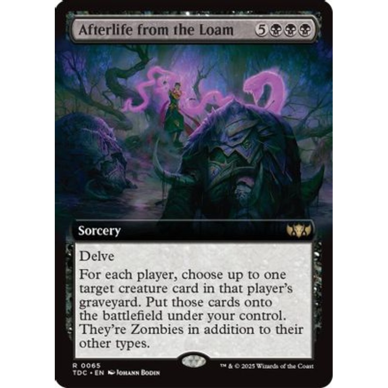 Afterlife from the Loam (Extended Art) (065) – Commander: Tarkir: Dragonstorm