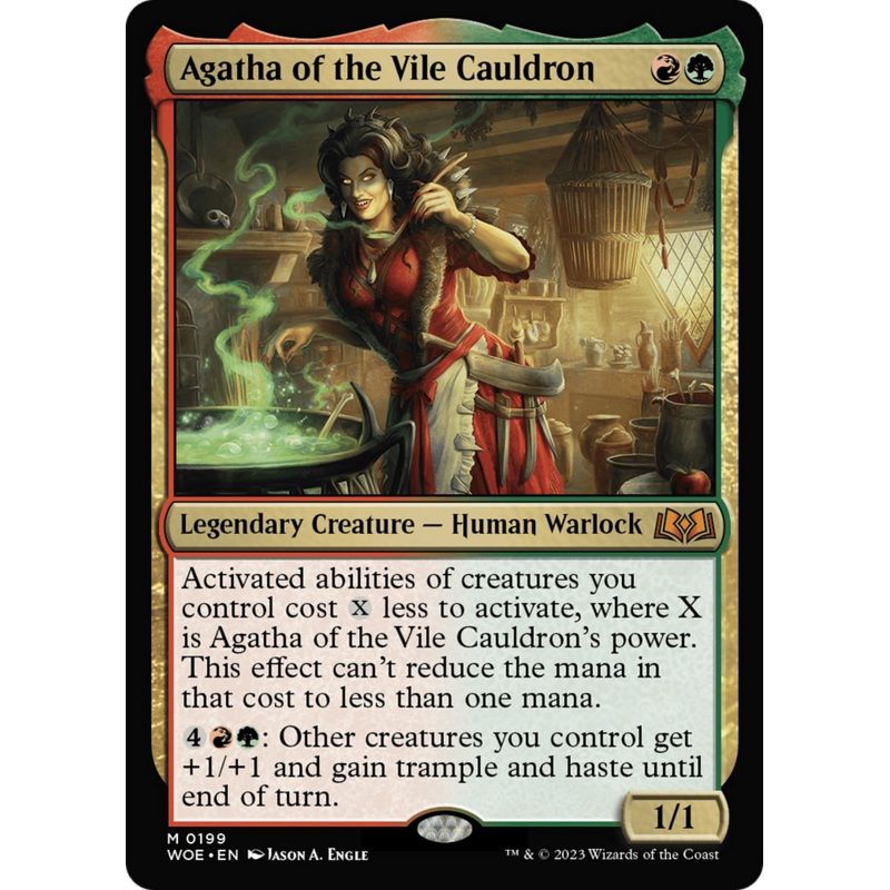 Agatha of the Vile Cauldron [Wilds of Eldraine] Foil
